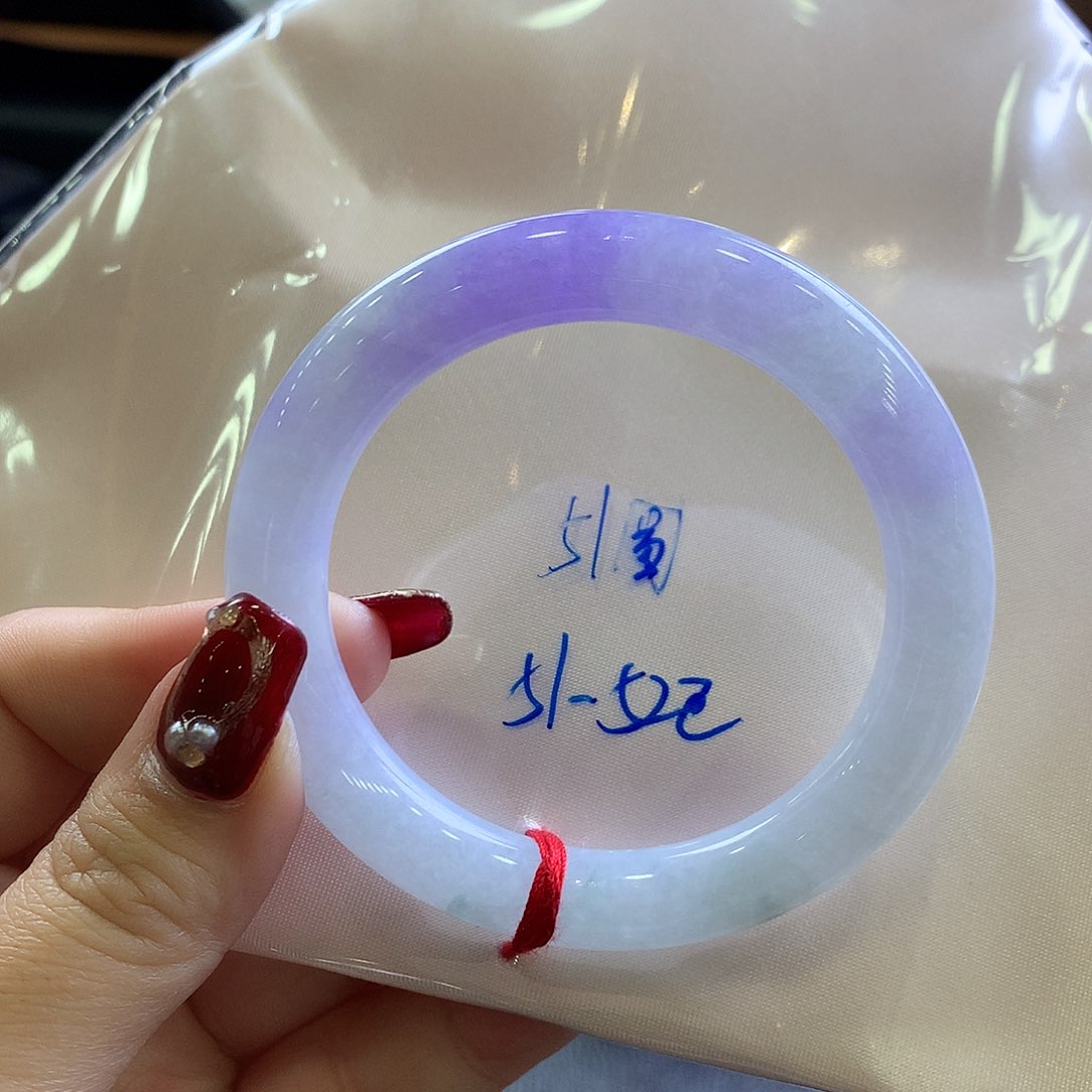 翡翠手镯未镶嵌51圆条