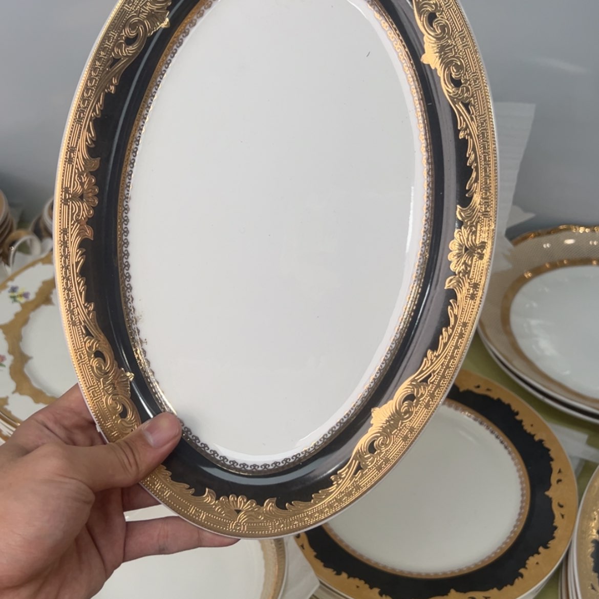 【闪购商品】瓷片12寸鱼盘一个一单福利价