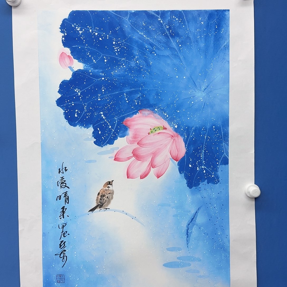 国画多次参加国内外大型