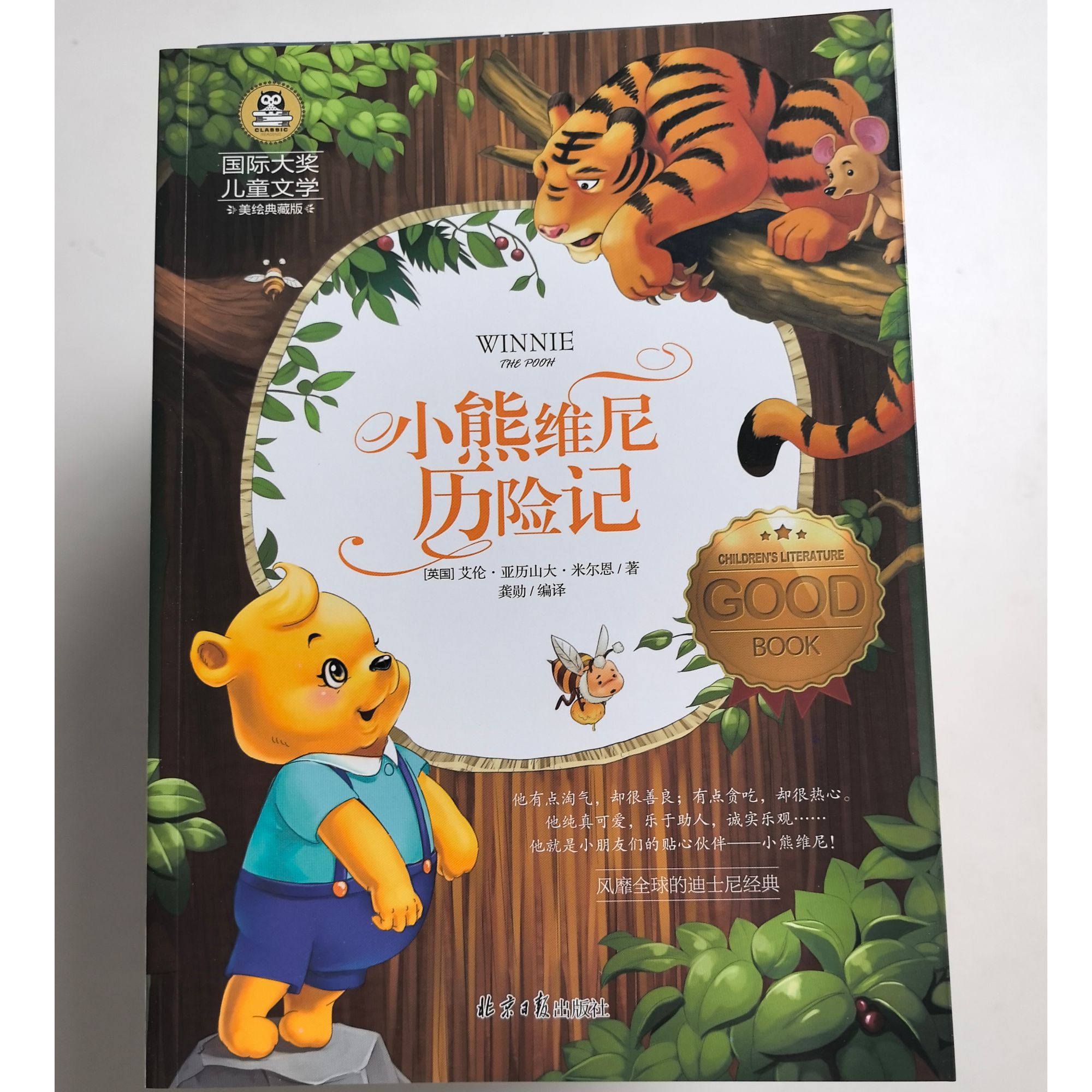 3-9年级小熊维尼历险记：世界经典文学名著