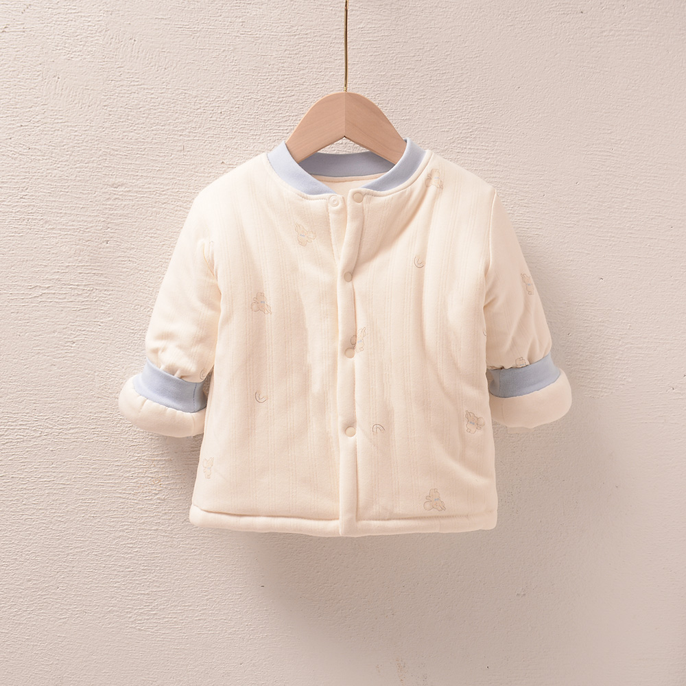 宝宝棉衣冬款柔软亲肤小童秋冬女宝男童洋气婴儿衣服