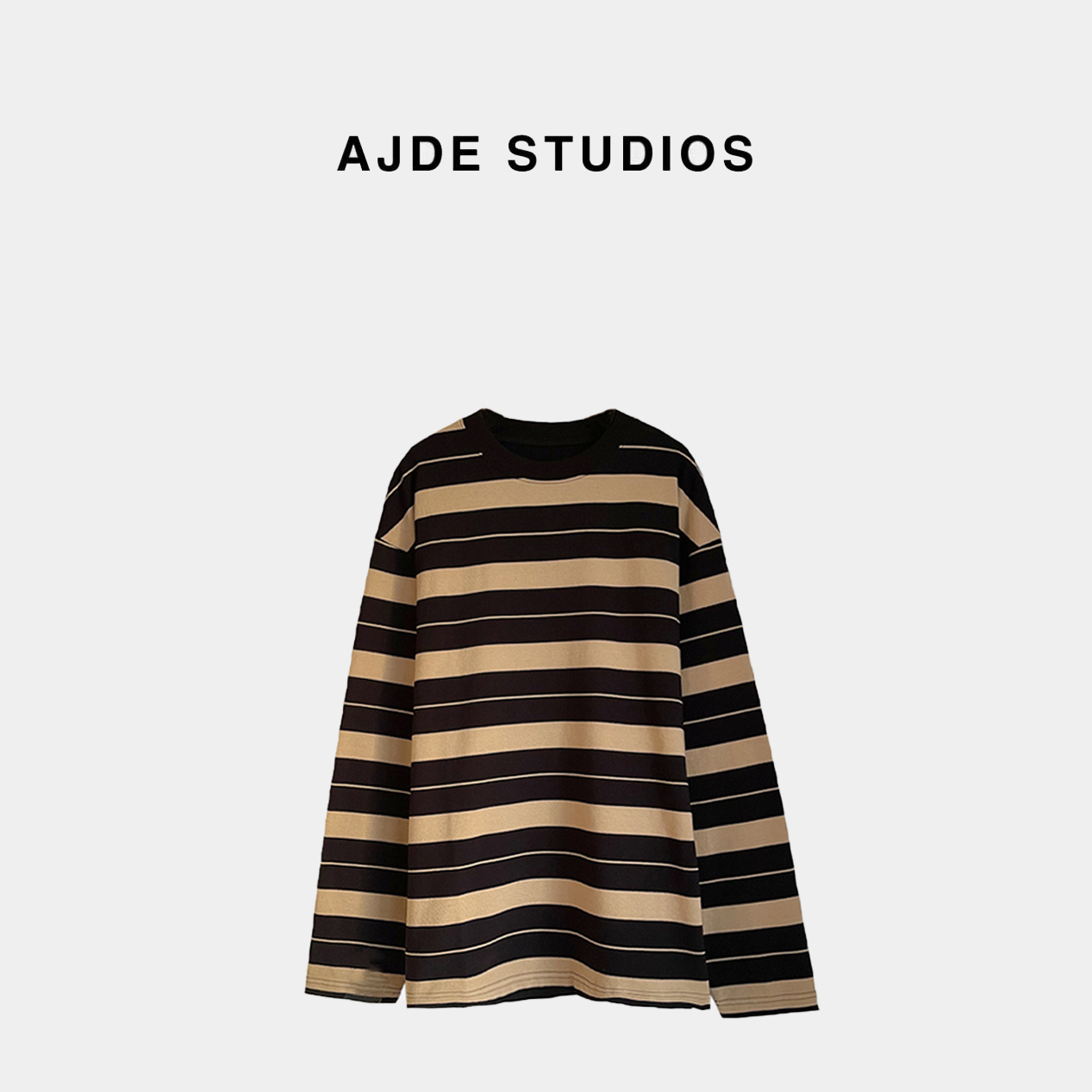 AJDE｜大循环oversize长袖T秋冬穿搭01