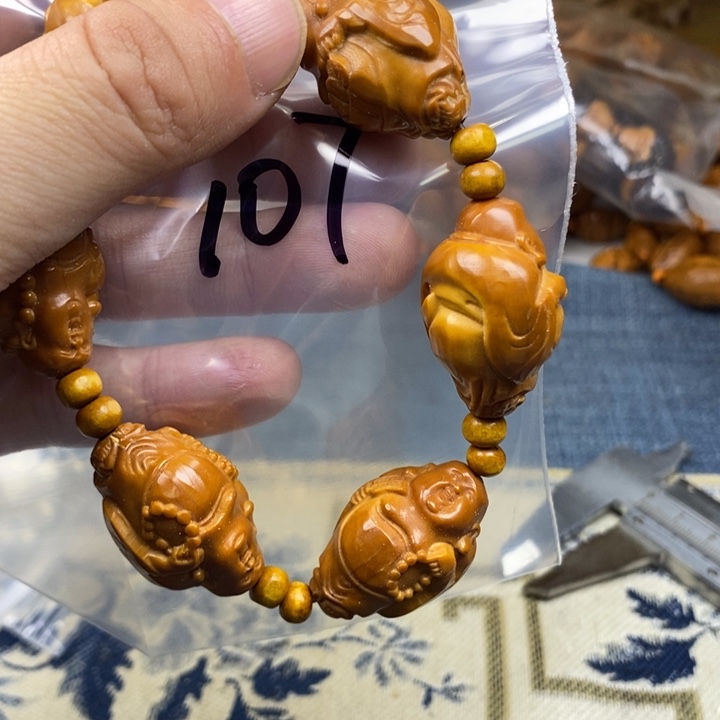 橄榄核手串/手链橄榄核雕工艺手串