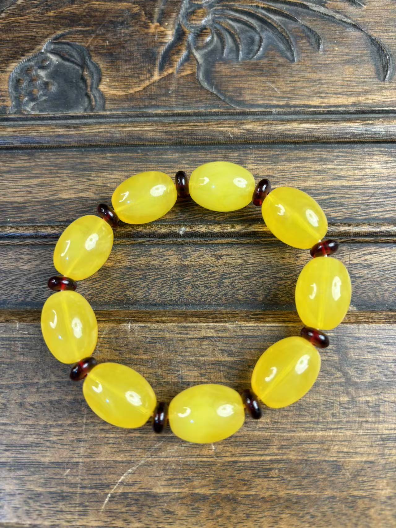 蜜蜡筒珠手串一个{小七甄选}