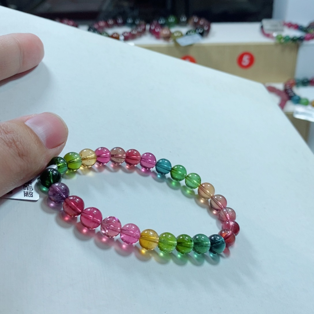 碧玺手链未镶嵌A****X碧玺