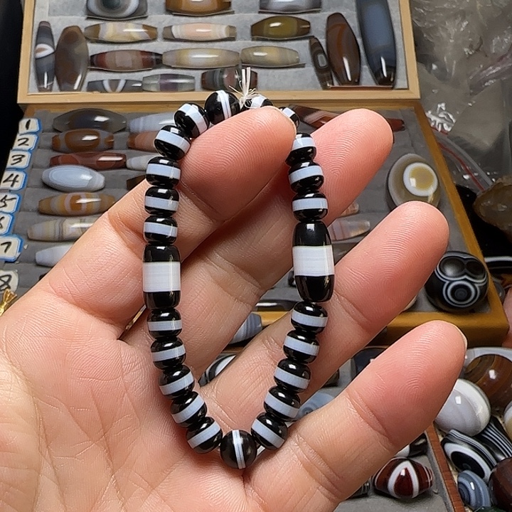 玛瑙/玉髓未镶嵌手串