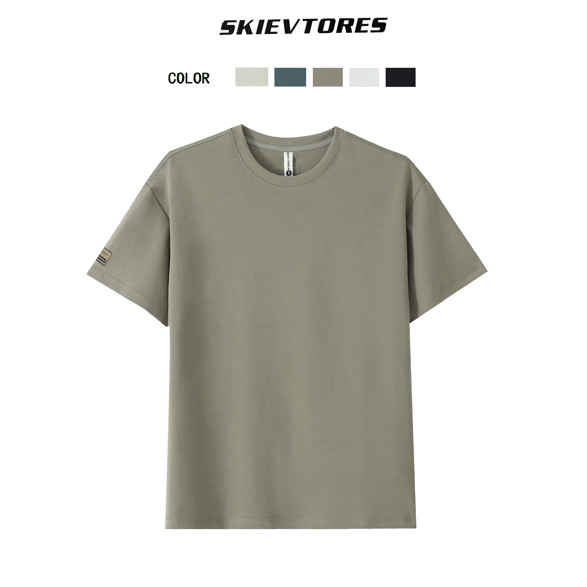 269精油发夏季新款男士短袖T恤韩版休闲打底衫