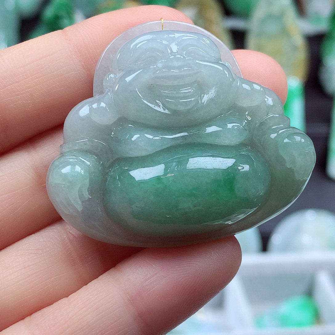 翡翠颈饰未镶嵌翡翠吊坠
