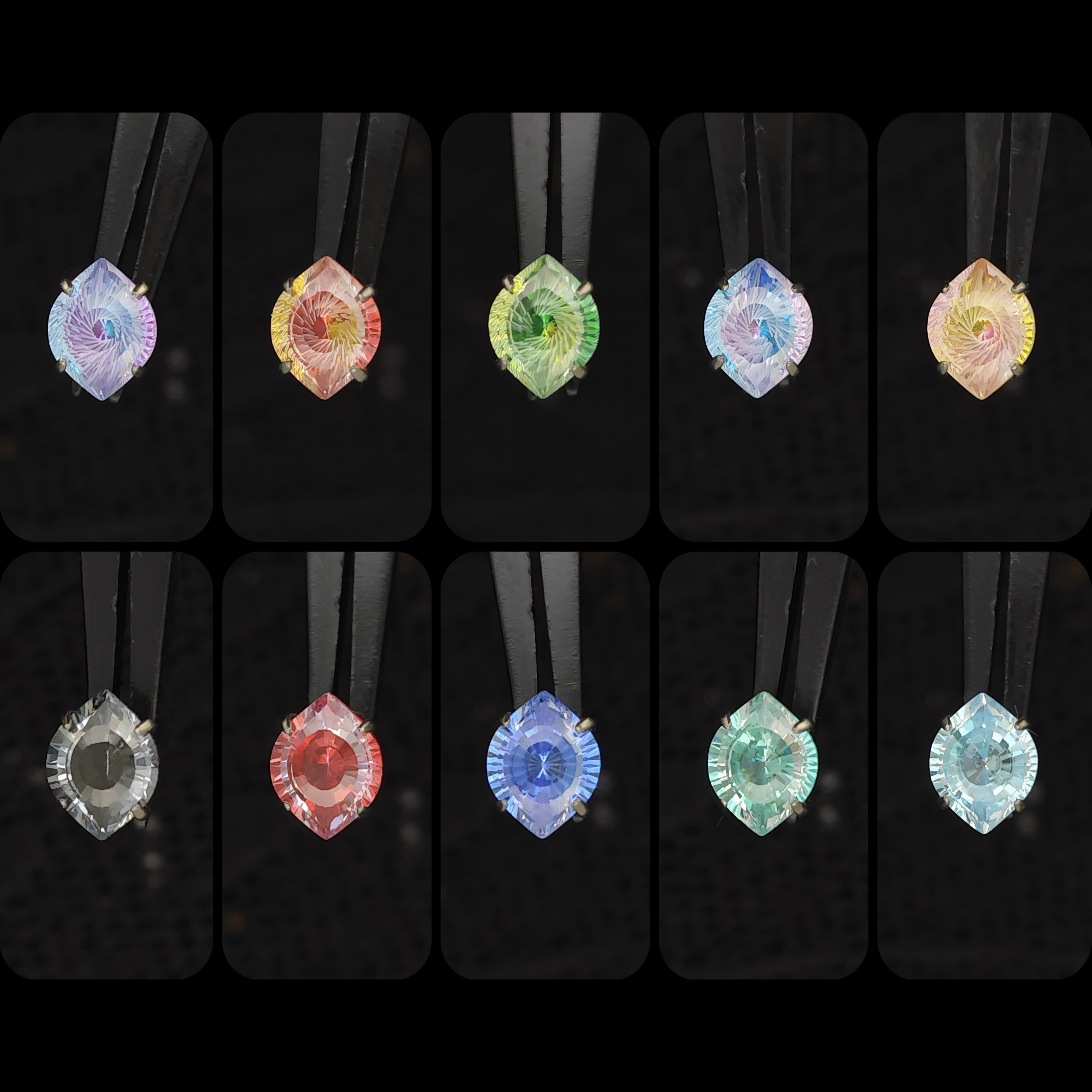 钛合金耳饰 「撒旦漩涡之眼」f136医用植入级钛合金舌钉耳钉 Z11