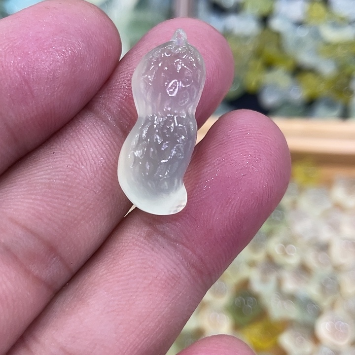 蛇纹石玉合金颈饰