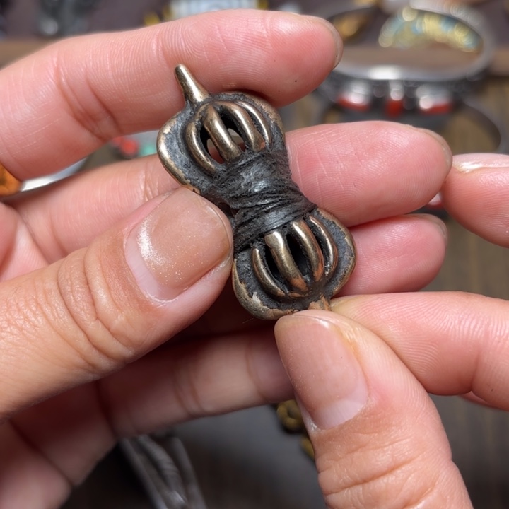 玻璃颈饰藏传喜马拉雅