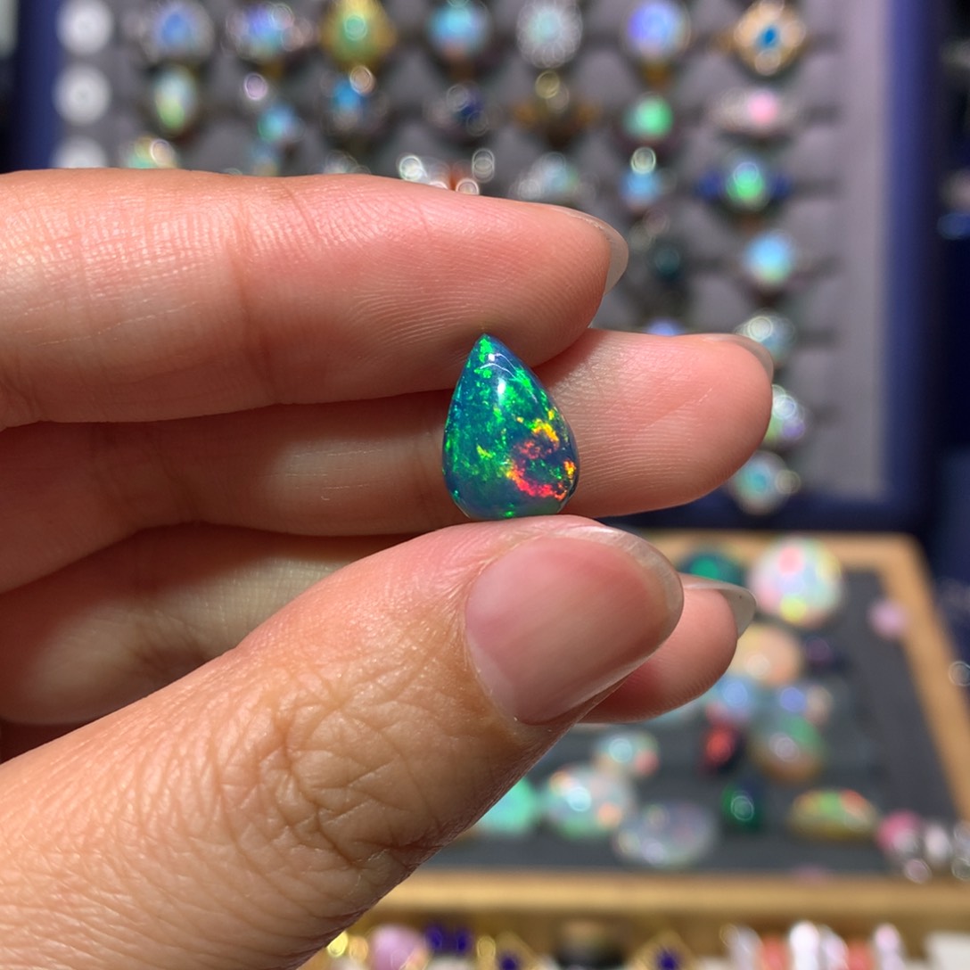 欧泊银S925镶嵌吊坠款式慕*初