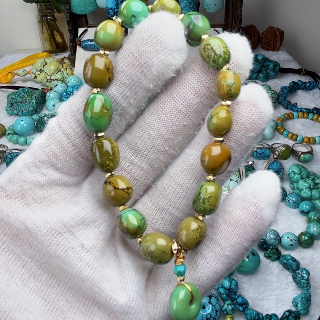 绿松石珠宝奇石未镶嵌