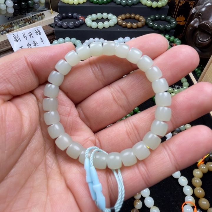 和田玉手串未镶嵌