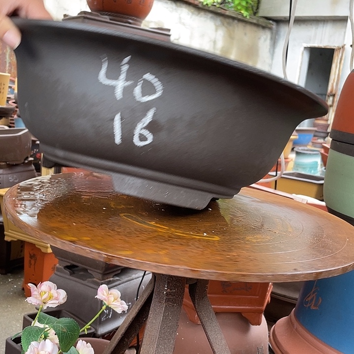 33紫泥碗盆花盆紫砂花盆紫砂