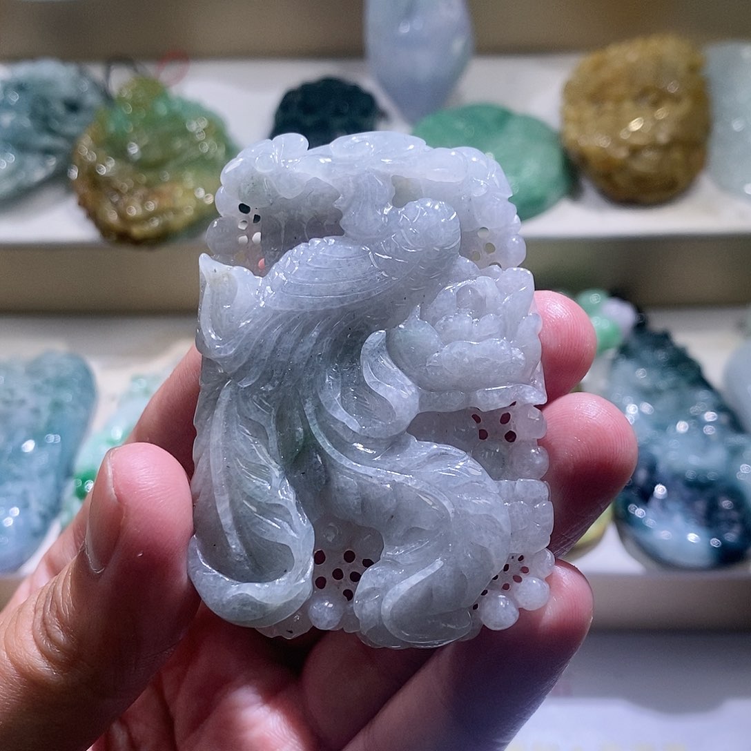 【闪购商品】翡翠颈饰未镶嵌凤凰