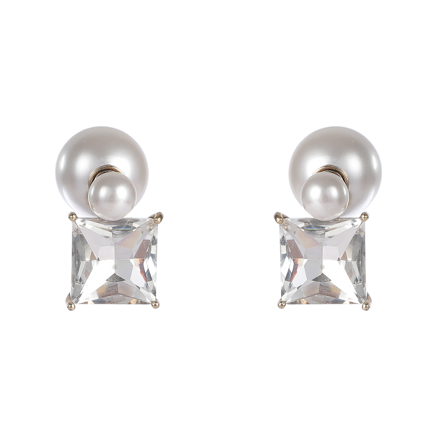 铜合金耳饰  复古小众设计感珍珠耳环轻奢高级感多种戴法耳钉耳饰