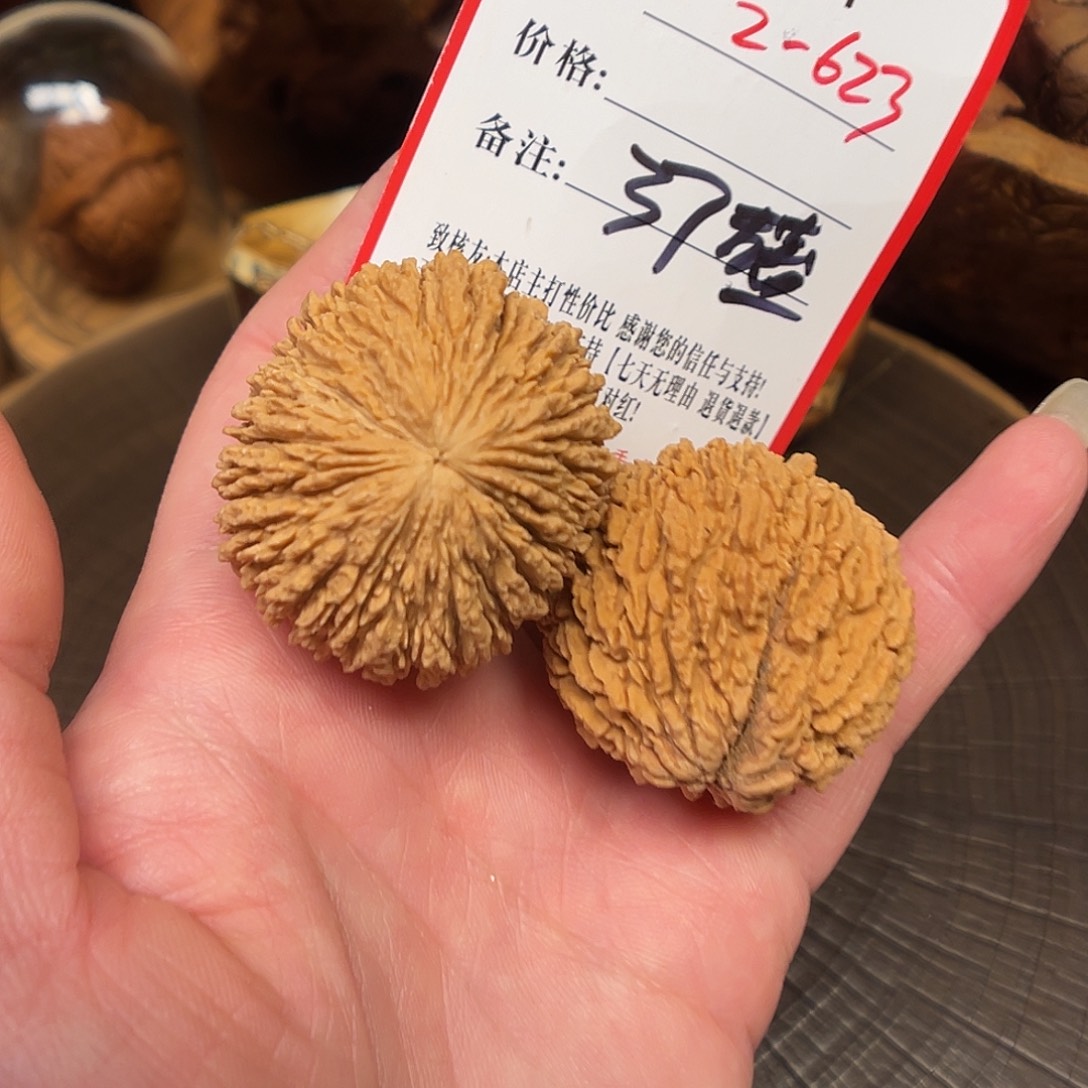 文玩核桃吊坠金丝猴头福利2-623