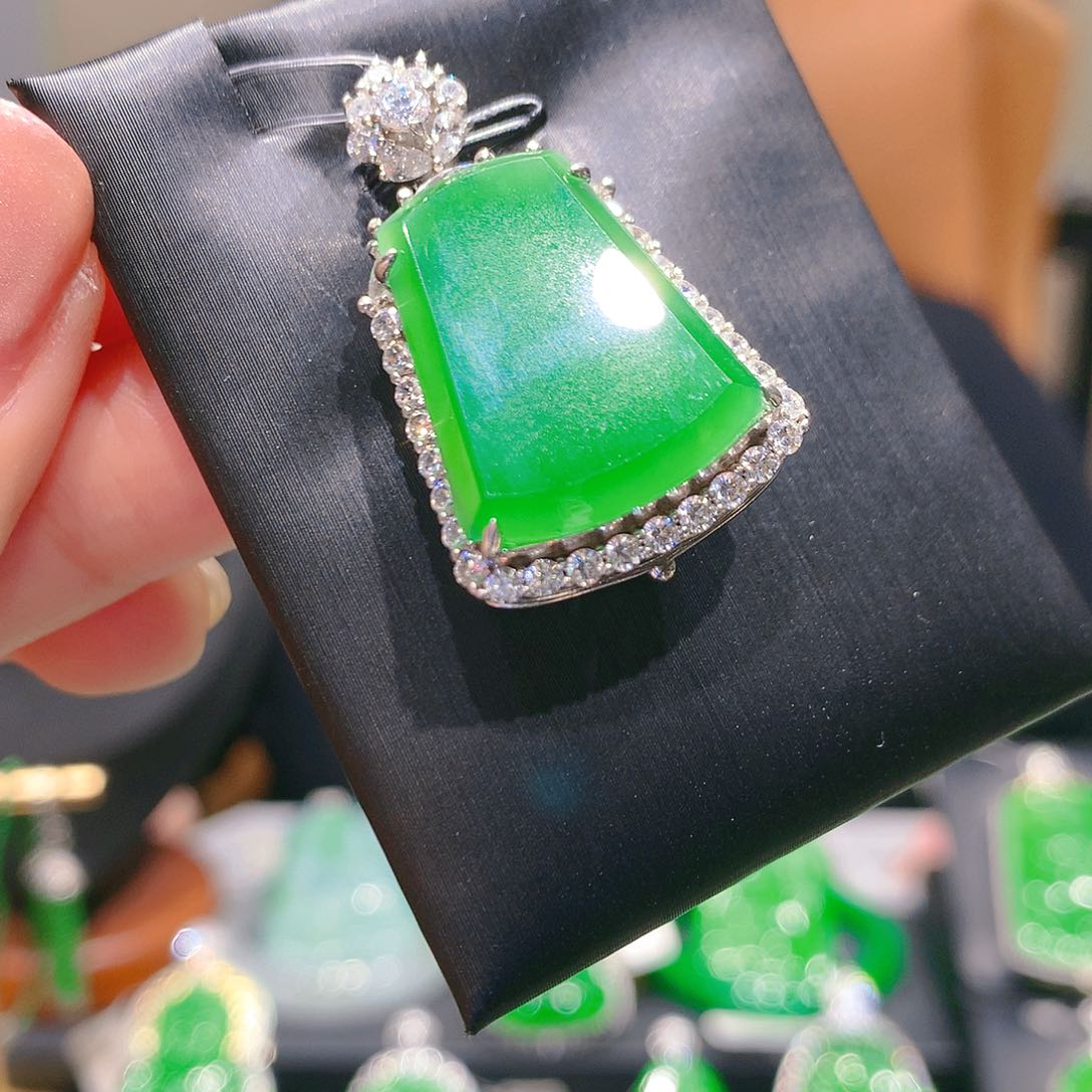 翡翠颈饰银S925镶嵌2甄选qj