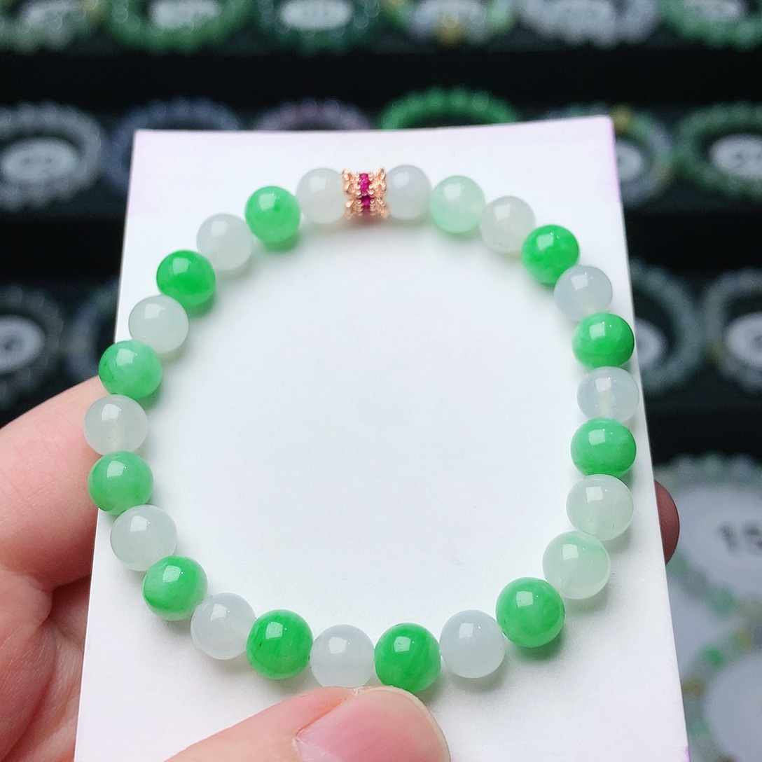 翡翠手链未镶嵌翡翠