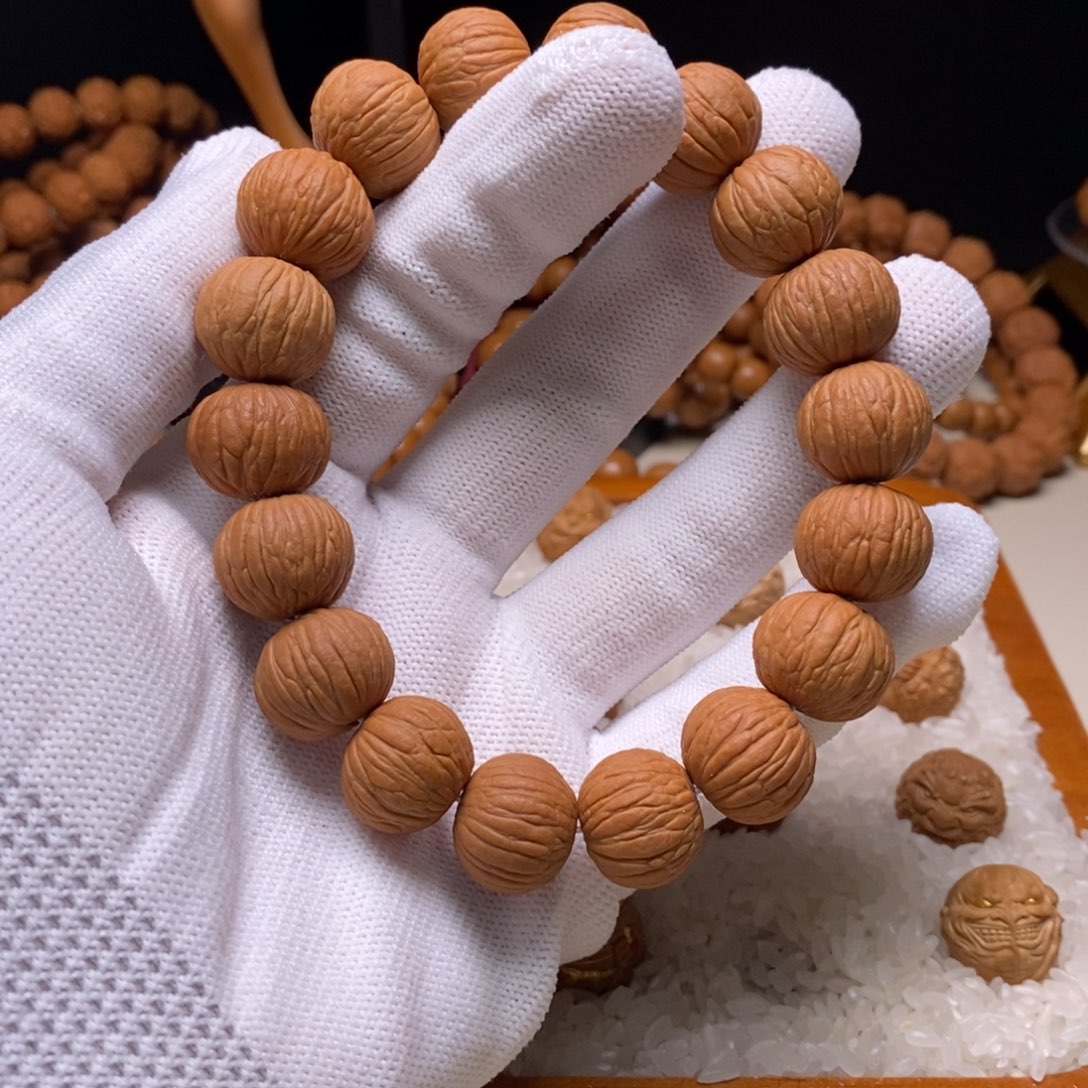 核桃猴头南瓜手串