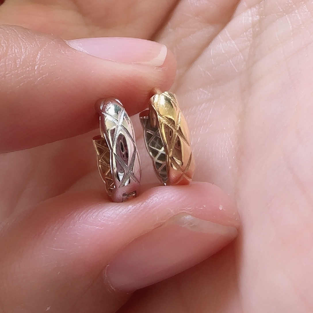 18K金耳饰多样性发货其一