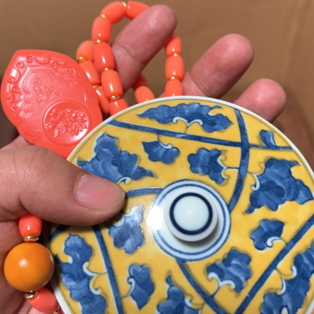 碟一****庄瓷器木器工艺摆件