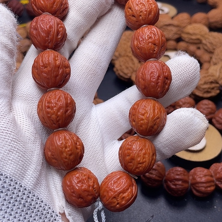 把件文玩核桃光头19