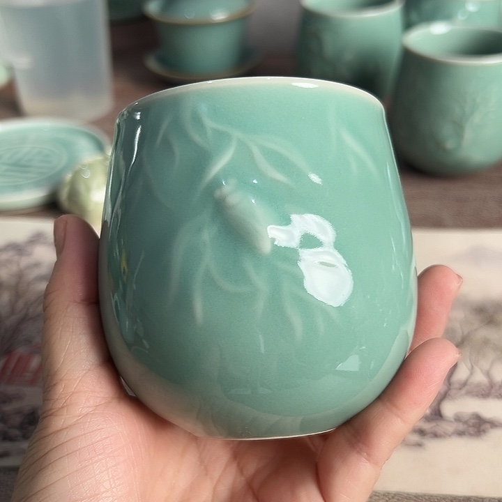 小米茶器龙泉青瓷