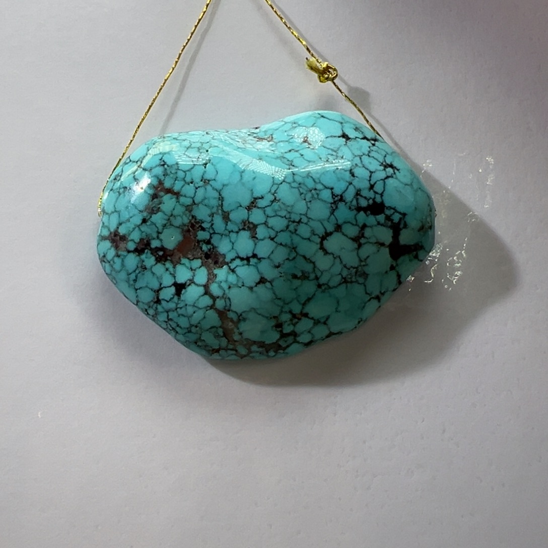 绿松石未镶嵌挂件