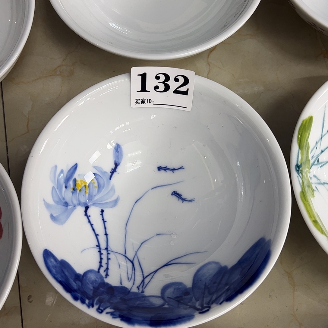 瓷片景德镇陶瓷手工手绘制作