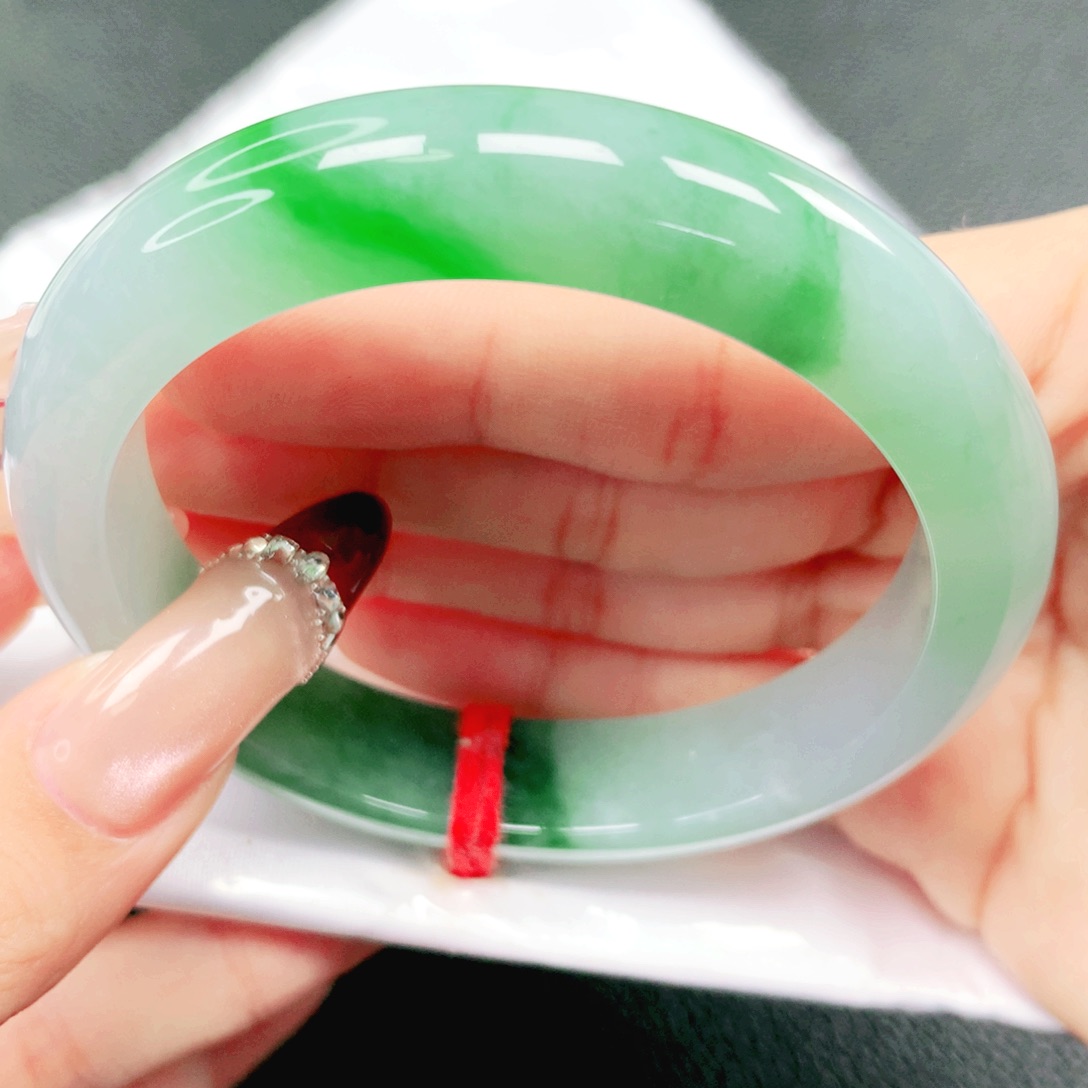 翡翠未镶嵌手镯58