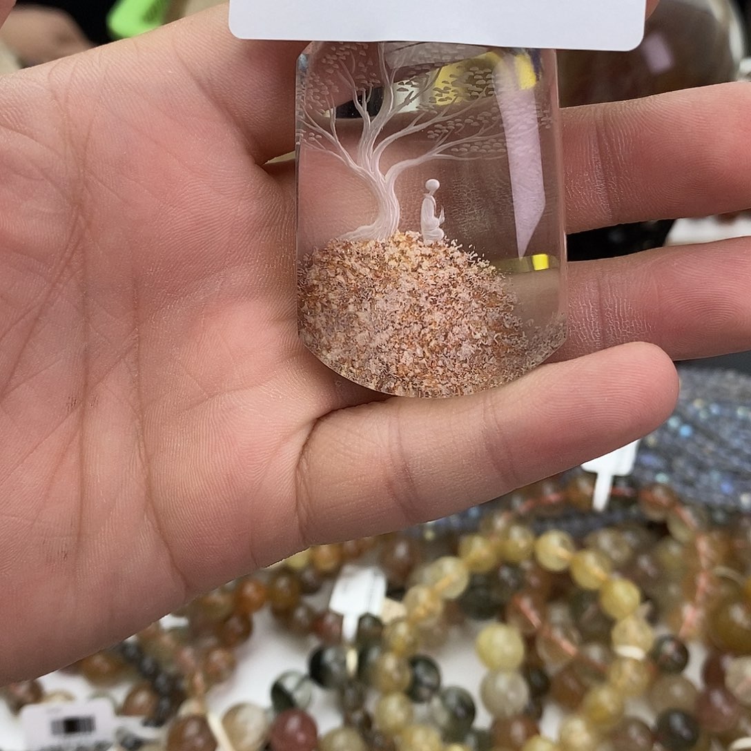 水晶未镶嵌吊坠(不含链)手链