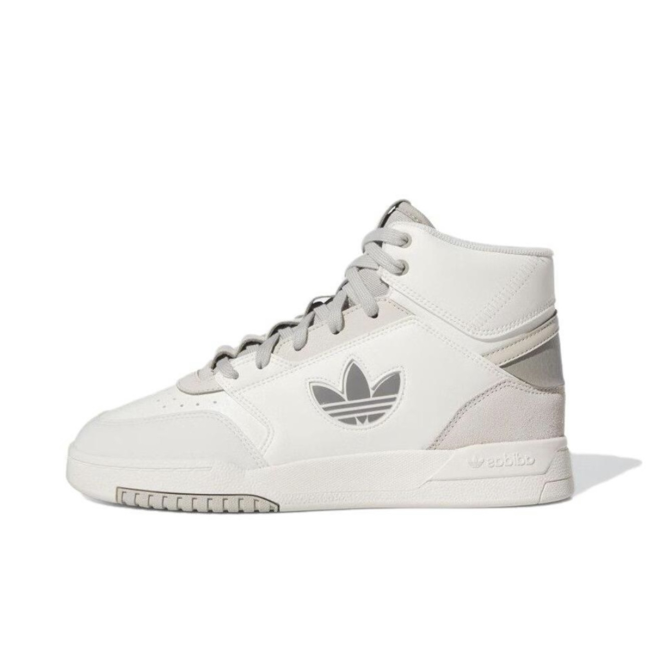 adidas originals Drop Step耐磨轻便高帮板鞋女款 灰白色IF2694