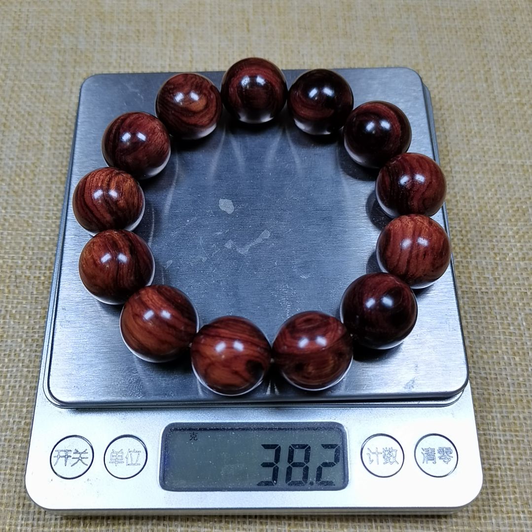 黄花梨/降香黄檀手串/手链行**湖海黄老料1.8规格手串