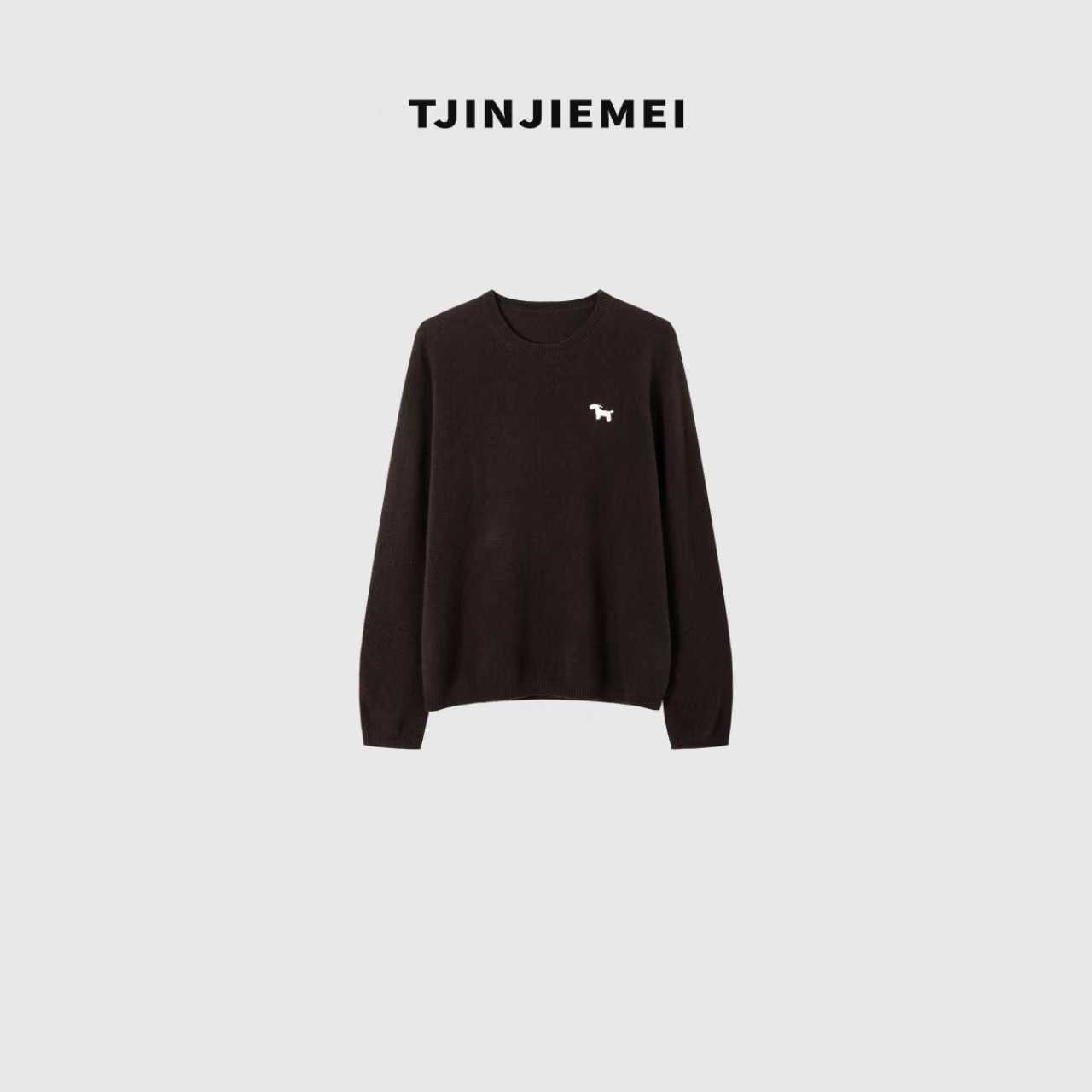 T井姐妹【小狗山羊绒】设计感精致100山羊绒毛衣MY2510-W25318-2