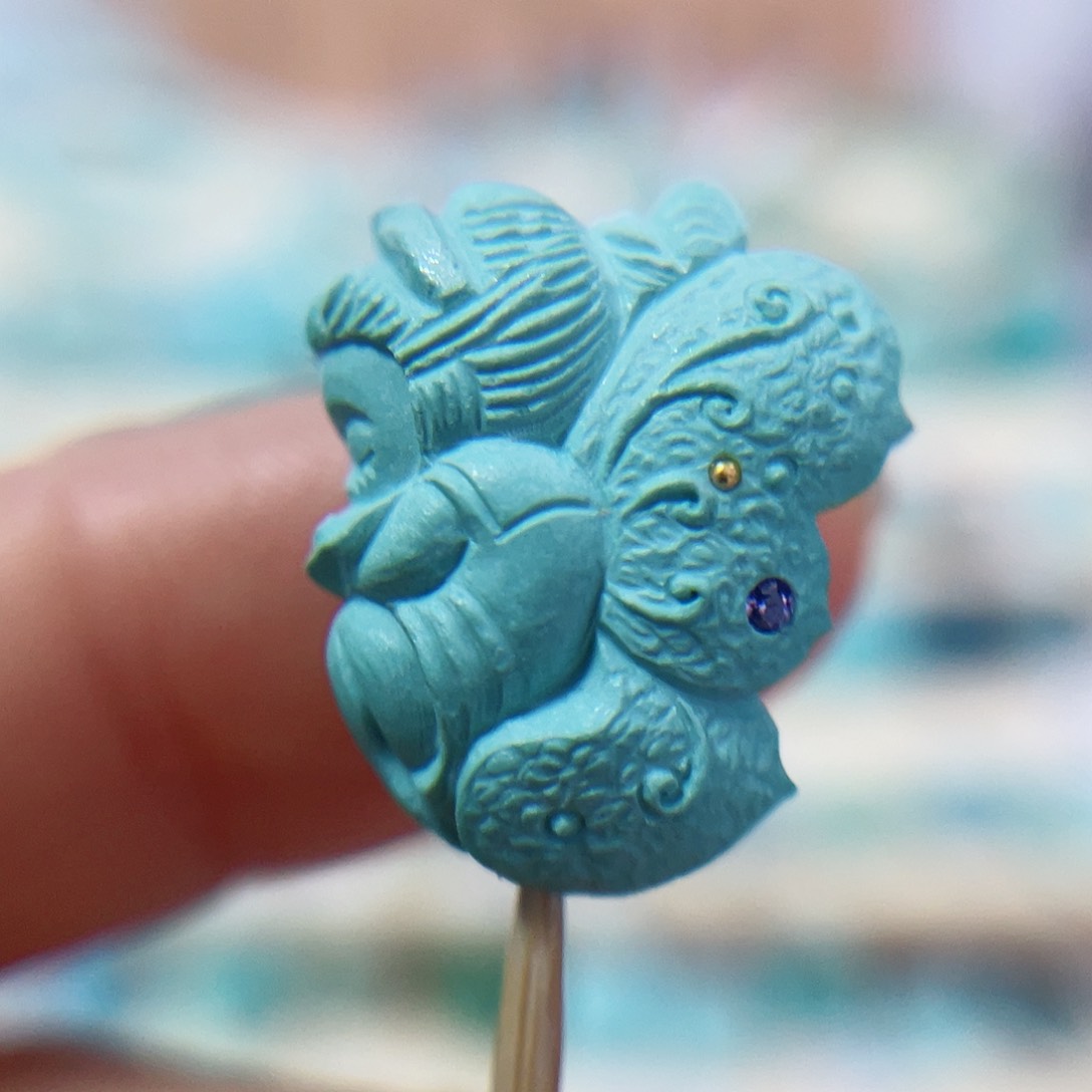 绿松石珠宝奇石未镶嵌