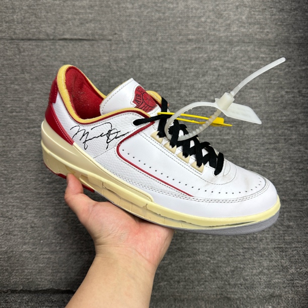 95新 AIR JORDAN 44码  95新原盒  owaj2白红  球鞋