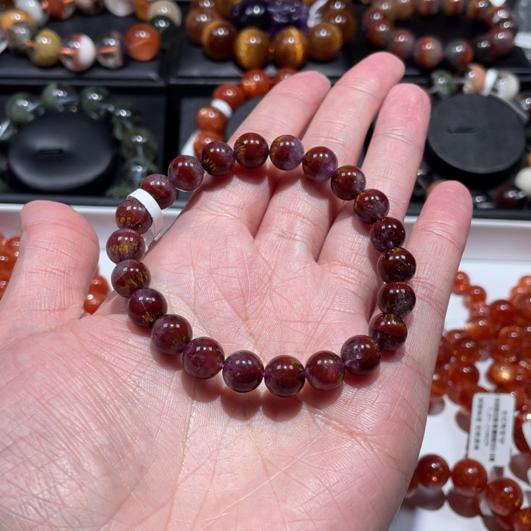 水晶手链未镶嵌?****光极光8.5mm