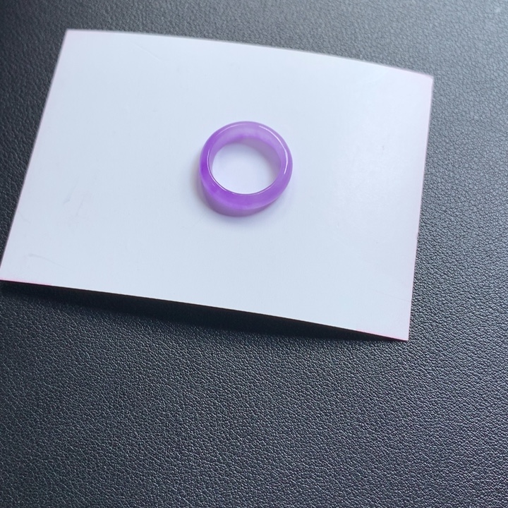 跳***刘精品时尚冰紫戒圈15圈口