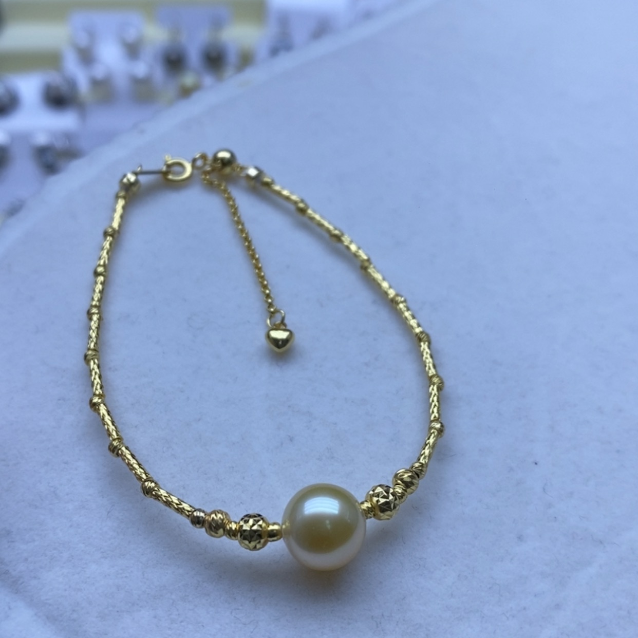 【闪购商品】海水珍珠手链银S925镶嵌