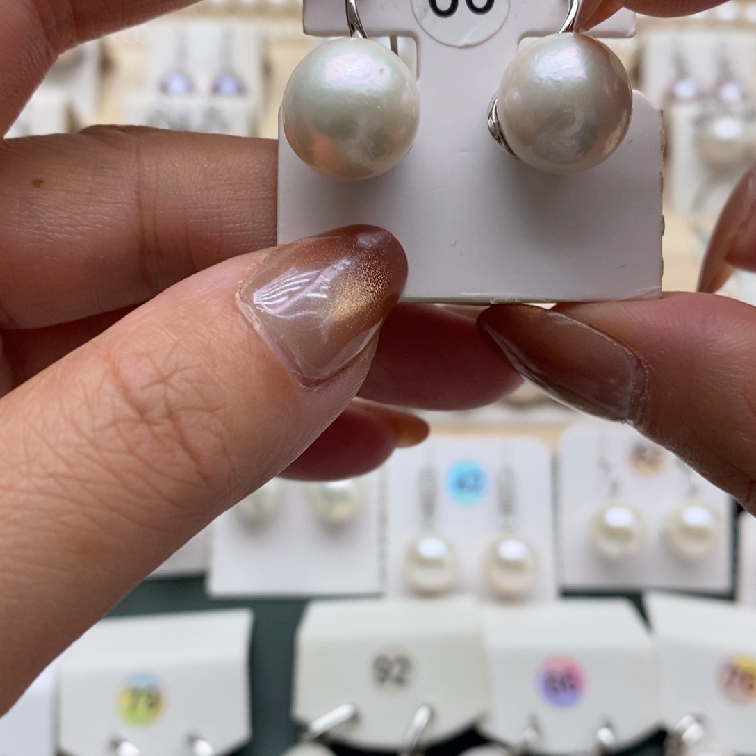 淡水珍珠银S925镶嵌颈饰