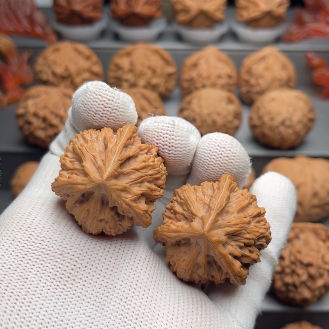 把件文玩核桃35*35御龙