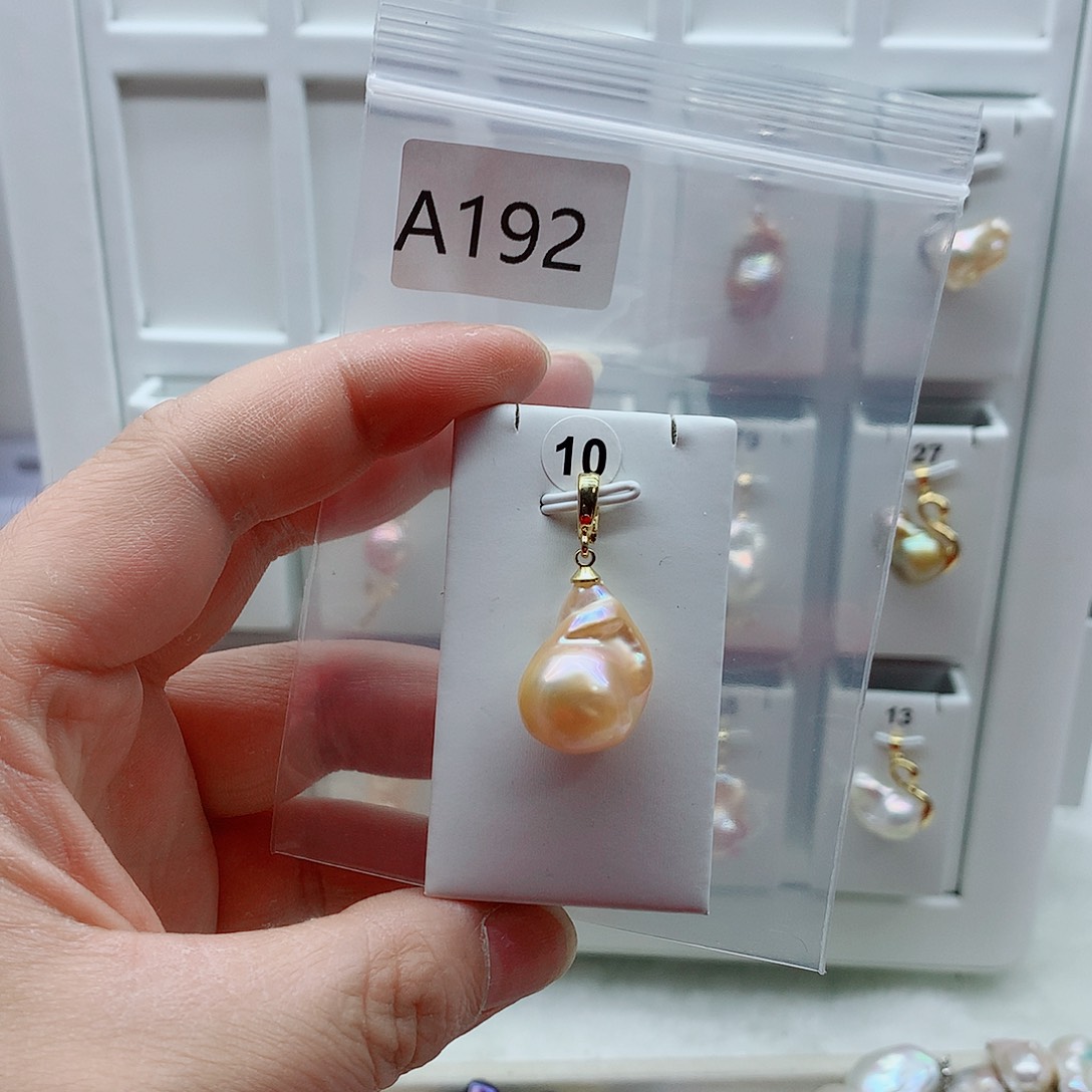 吊坠(不含链)淡水珍珠合金