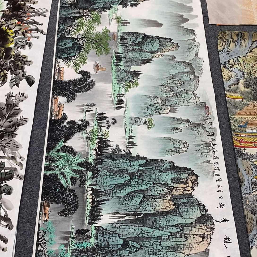 国画画画真的画画