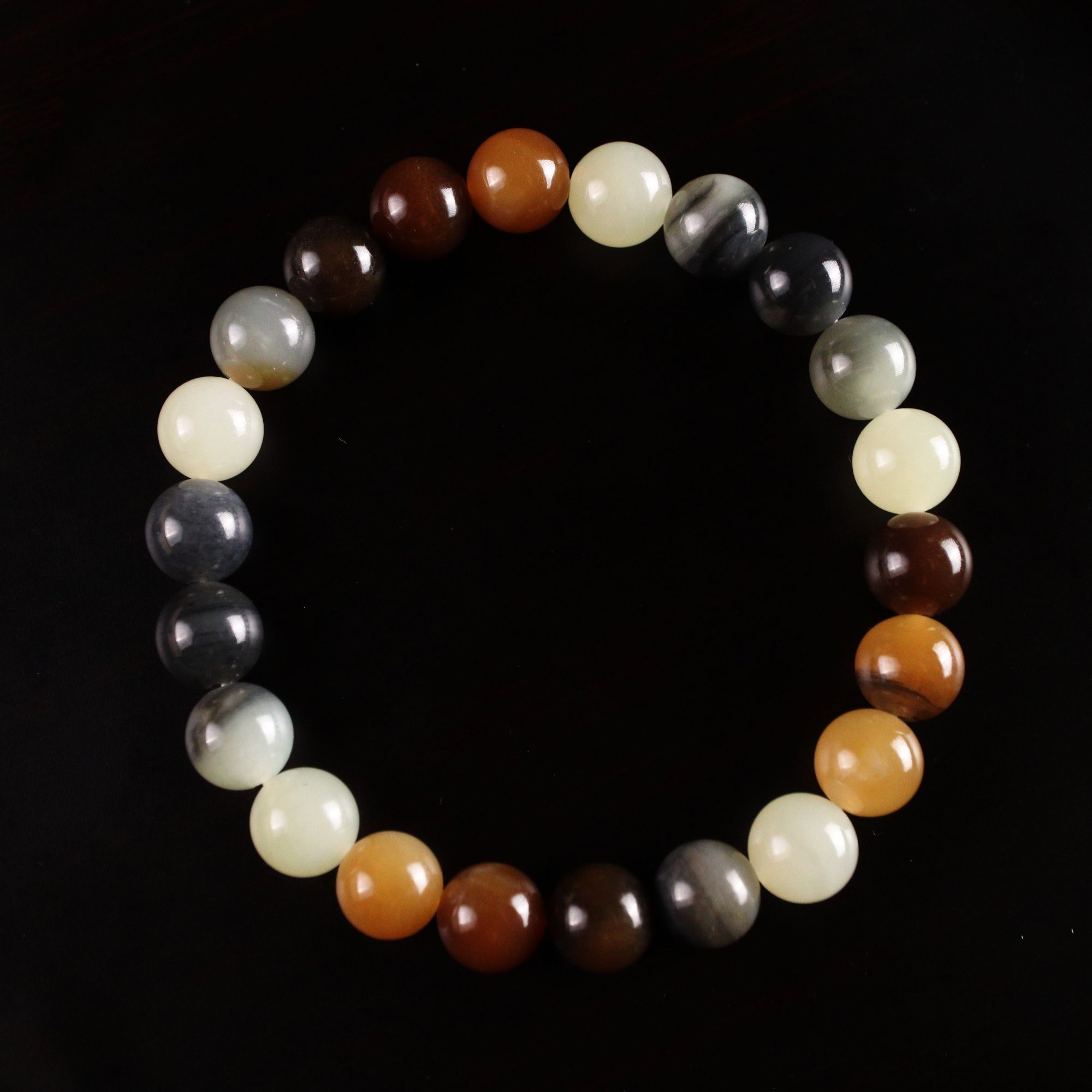 探珠｜严选精品和田玉楼兰手串 多样性发一