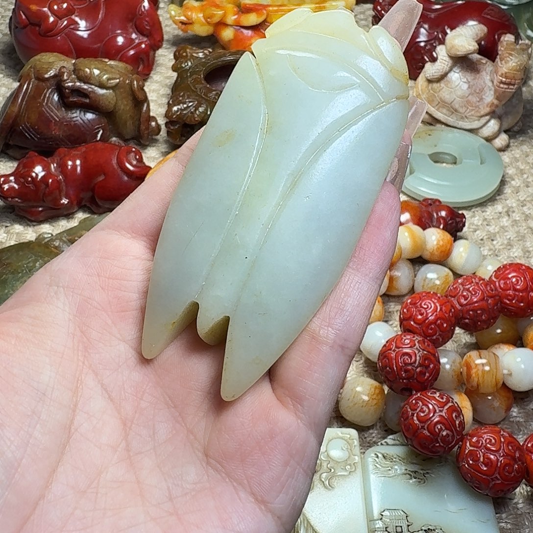吊坠白玉菩提挂件