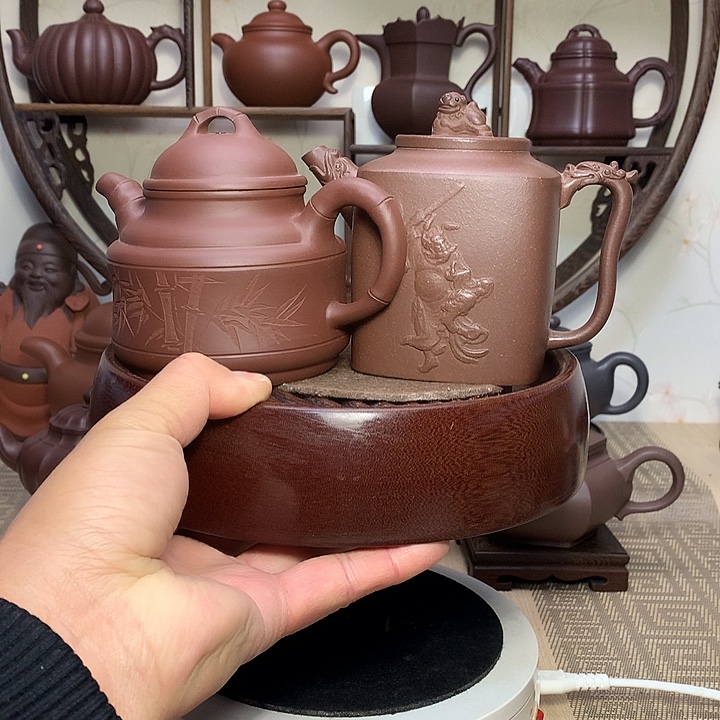 当***情紫砂茶壶原矿紫砂壶