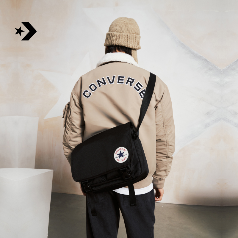 匡威MessengerBag男女多口袋经典邮差包CONVERSE 10026011