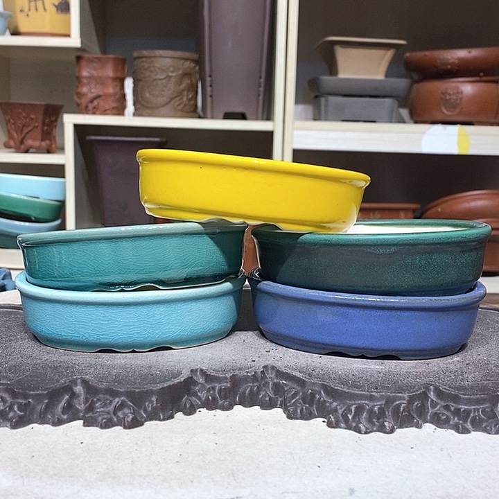 紫砂花盆瑕疵3-12-10。。。（5）